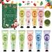 12 Pack Mini Hand Cream Foot Cream Lip Balm for Women and Men Moisturizer Gift for Christmas and Birthday