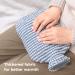DICEVER 2L Hot Water Bottle with Soft Cover - Blue | Hot Water Bag with Cover - Buy Online on GoSupps.com