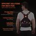 Adjustable Posture Corrector for Men & Women - Full Back Brace for Pain Relief - Scoliosis & Hunchback Support - Large Black - Buy Online on GoSupps.com