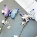 4 Pcs Tassel Butterfly Hair Clips - Fabric Butterfly Bobby Pins with Rhinestone Wings - Party Hair Accessories for Girls - Color_A - Buy Online on GoSupps.com