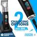 OVLUX Advanced Hair Clipper Kit - Corded/Cordless Ergonomic LED Display Stainless Steel Blades Men's Hair & Beard Styling - 4 Guide Combs & Accessories - Buy Online on GoSupps.com