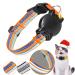 Airtag cat neck band - integrated Airtag collar cat collar waterproof reflective cat collar Airtag with safety clasp rubber for kitten small dog (color xs) XS (18-23cm) color