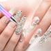 Bewudy 3 Pcs Nail Rhinestone Picker Dotting Pen Set | Dual-ended Wax Pencil Tool for Nail Art DIY Decoration | Jewelry Dotting Pen in Blue Pink Purple - Buy Online on GoSupps.com