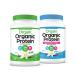 Orgain Organic Vegan & Organic Protein + Superfoods Powders Vanilla Bean Flavors - Plant Based Protein Gluten Free