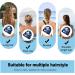 Shop Stylish & Comfortable Silicone Bathing Caps for Women - Waterproof Slip-Resistant Perfect for Long/Curly Hair - Ideal for All Hair Types - Navy Blue - Buy Online on GoSupps.com