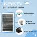 KevKev Fluffy 3D Cluster Lashes - 320 Pcs 8-16 Mixed Individual Eyelash Clusters for DIY Extensions - Thin Band & Soft - 30D 40D 50D - Buy Online on GoSupps.com