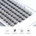 Lankiz 0.07 C Curl Individual Eyelashes - 12mm False Lash Extensions | 72 PCs Fluffy DIY Cluster Lashes for Stunning Home Application - Buy Online on GoSupps.com