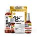 Todo el Dia Feromonas Gay Paquete Bundle contiene: Colonia Exfoliante Facial sin perfume Aceite Corporal y Loci n Corporal (4 art culos) (4 items) - para l atraer hombres