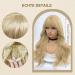 EUPSIIU Long Wave Blonde Wigs for Women 27 Long Curly Wigs with Bangs Ladies Fancy Dress Wig Synthetic Hair Wigs Women's Charming Full Hair Replacement Wigs for Cosplay Party Daily Use (Blonde) - Buy Online on GoSupps.com