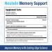Neutein Natural Brain Booster | Memory Health & Focus Supplement | Extra Strength for Adults & Seniors | Plant-Based & Made in USA | 60 Capsules - Buy Online on GoSupps.com