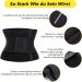 Junlan Tummy Control Belt Corset for Women - Neoprene Waist Trainer Sweat Belt | Sauna Fitness L Black - Buy Online on GoSupps.com