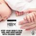 Coconut Essentials | COCONUT BABY Oil for Hair & Skin - All Natural Moisturizer - Unscented baby oil Massage Sensitive Skin Healthy Hair with Sunflower and Grapeseed oils - 4fl oz - Buy Online on GoSupps.com