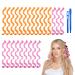 URAQT Hair Rollers No Heat 24pcs Hair Curlers Styling Kit with Styling Hooks Wave Hair Curlers for Long & Short Hair Diy Hairstyle Styling Tools 30cm 30 cm (Pack of 24)