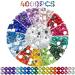 Rhinestones Diamond Painting Beads  Diamond Bead Art Diamond Painting Drills  Diamond Painting Accessories  Diamond Art Accessories and Tools  Rhinestones for Makeup  20 Colors Round Bead  4000PCS 200 pcs per color Round