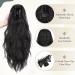 Sofeiyan 45cm Claw Clip in Ponytail Hair Extensions Curly Ponytail Extension Wavy Fluffy Synthetic Hairpiece for Women 4H30# - Buy Online on GoSupps.com