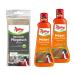 Poliboy furniture intensive care - care products for painted wood - protective and refreshing wood care - color -neutral - 2x 200 ml - with cotton cloth - Made in Germany Furniture Care 400 ml (1 Pack)
