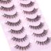 Goddvenus Russian Strip Lashes - Cat Eye Wispy False Eyelashes for Natural Volume (33C) - Buy Online on GoSupps.com