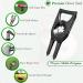 Players Golf Divot Tool - 6-in-1 Multi Purpose Tool with Ball Marker, Alignment Golf Ball Markers, Bottle Opener, Pitch Fork Gadget, Permanent Marker Pen - CLOVER BKN - Buy Online on GoSupps.com