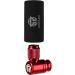 Turbulent CO2 Bike Tire Inflator Set - Presta & Schrader Valve Compatible - Quick Air Pump for Mountain, Road & Off-Road Bicycles - Insulated Sleeve - Red - Buy Online on GoSupps.com