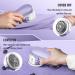 Ruidla Fabric Shaver Defuzzer - Rechargeable Electric Lint Remover with Stainless Steel Blades - Dual Protection - Purple - Buy Online on GoSupps.com