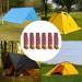 GEERTOP 6 Pack Ultralight 5mm Guy Lines with Aluminum Adjuster | Camping & Backpacking Tent Cords | Outdoor Shelter Ropes for Climbing & Hiking | Survival Gear - Red - Buy Online on GoSupps.com
