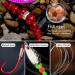 Qualy Fishing Lure Rig Spinnerbait - Walleye Rig Spinner Blades for Freshwater & Saltwater Fishing - 5pcs - Buy Online on GoSupps.com