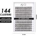 144PCS 3D D Curl Individual Cluster Lashes | Natural Look, Reusable, Soft | DIY Eyelash Extensions | Mix Length 10-16MM - DM20 - Buy Online on GoSupps.com