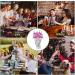 Disco Cowgirl Decorations Straws | Bachelorette 70s Western Paper Cow Straw Decor | Cow Print Disco Pink Hat Disco Decorations Straw for Weddings Birthdays Girls Gatherings Guanglu Cow Topper 2 - Buy Online on GoSupps.com