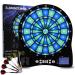 Turnart Electronic Dart Board,13 inch Illuminated Segments Light Based Games Electric Dartboard for Adults Tested Tough Segment for Enhanced Durability Professional with Scoring BLUE