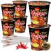 Samyang Roasted Chicken-Flavored Spicy Ramen - 6 (70 grams) Cup Spicy Chicken Ramen - Spicy Asian Snacks to Enjoy Anytime and Anywhere in an Instant  Includes 6 Chopsticks Original Spicy