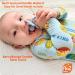 RaZbaby Pacifier & Teething Ring - Pink Cotton Candy | Soothing Baby Essential - Buy Online on GoSupps.com