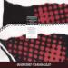 Silver Buffalo WWE Superstar Grid Ink Fleece Throw | Red & Black | 50 x 60 | Unisex One Size - Buy Online on GoSupps.com