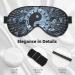 Ying Yang Diagram Soft Eye Mask | Adjustable Strap Sleep Aid | Full Eye Covers for Better Sleep & Fatigue Relief - Buy Online on GoSupps.com
