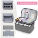 Buy Gray Medicine Organizer & Storage Bag - Family First Aid Box for Emergency Meds Supplements Travel | Pill Bottle Organizer - Buy Online on GoSupps.com