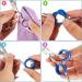 20 Silicone Finger Rings for Pet Grooming Scissors - Dog Hair Shears Accessory - Buy Online on GoSupps.com