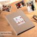 Miaikoe 6x4 Photo Album | Large Capacity Linen Album Book | 400 Pockets | Vertical 10x15cm | Family Wedding Anniversary | Khaki - Buy Online on GoSupps.com