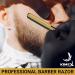 KIMEX LONDON Cut Throat Razor - Stainless Steel Straight Barber Shaving Razor with 24K Gold Swing Lock and Leather Cover - Buy Online on GoSupps.com