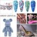 Yhmq 1440pcs Aquamarine Rhinestones & Nail Crystals | SS12 Nail Art | Premium Quality for Stunning Nails - Buy Online on GoSupps.com