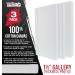 U.S. Art Supply 6x12 Gallery Depth Stretched Canvas 3-Pack - Triple Primed 100% Cotton for Acrylic Pouring Art - Buy Online on GoSupps.com