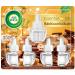 Air Wick Plug in Scented Oil, 5 Refills, Baked Caramel & Chocolate, Essential Oils, Air Freshener Baked Caramel and Chocolate 5 Count (Pack of 1)
