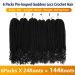 Goddess Locs Crochet Hair 16 Inch 6 Pack - Pre-looped Faux Locs for Black Women - Soft Synthetic Braiding Hair Extensions in 1B - Buy Online on GoSupps.com