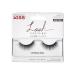 Kiss Lash Couture Faux Mink Collection 1 pair of wrong eyelashes little black dress ultra -brick tapered synthetic fake lashes including eyelash glue black 2 pieces (1 Pack)