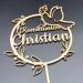 Personalized Wooden Cake Topper | Custom Name Decorations for Birthdays Weddings Baptisms & Communions - Perfect Cake Decoration - Buy Online on GoSupps.com