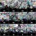 Iridescent Mermaid Flakes Nail Glitter CHANGAR Holographic Nail Sequins Colorful Flakes Nail Art Sticker Decals Decoration for Face Body Eyes - Buy Online on GoSupps.com