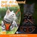 Rabbitgoo Cat Dishes & Cat Linen Set - Adjustable Soft Leash with Reflective Stripes for Cats & Kittens - Bright Orange (1 Pack) - Buy Online on GoSupps.com