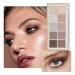 KYDA 10 Colors Eye Shadow Palette Kit - Matte & Glitter Eyeshadow Makeup Set with Brush | High Pigment, Long-Lasting, Smudgeproof Eyeshadow in Light to Dark Shades - Set 04 - Buy Online on GoSupps.com