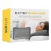 MONHOUSE Rechargeable Electric Hot Water Bottle Grey - Bed Hand Warmer Massaging Heat Pad Cozy - Soft & Cosy Heated Water Bag Warm & Soft to Touch Waist Belt - No Refill 27 x 18 cm Dark Grey
