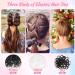2054Pcs Clear and Black Hair Rubber Bands Set with Seamless Ties and Styling Accessories - Buy Online on GoSupps.com