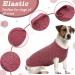 Hjumarayan Thin Dog Sweater for Small Dogs - Washable Elastic Striped Shirt for Chihuahua & Yorkshire Terrier - Burgundy Red (Size S) - Buy Online on GoSupps.com