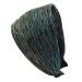 axy HR31 headband series 31 fabric hair band with glitter threads (Peacock Blue)